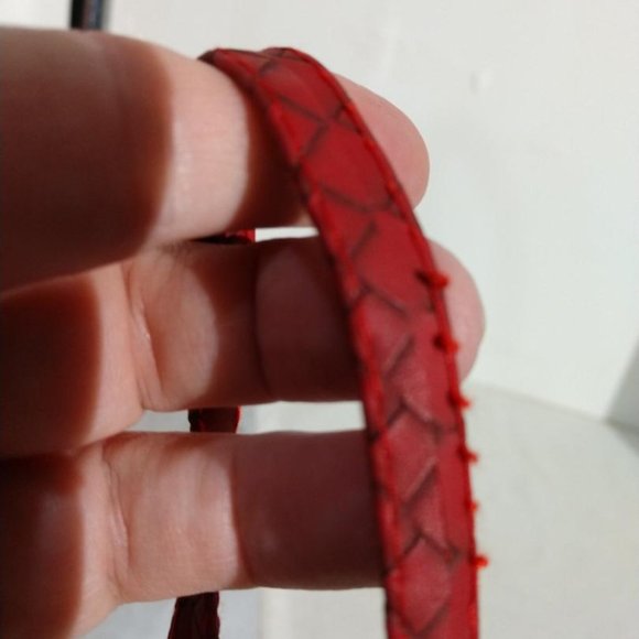 Ashburn Red Weaved Classic Smartphone Clutch 6-1/2 x 3-1/2 - Picture 4 of 4